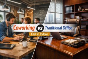 Coworking vs Traditional Office Cost in Indore: Stuff that Actually Saves More